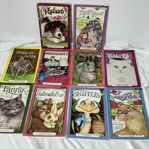 A Serendipity Book Lot Vintage Cosgrove Pet-Themed Storybooks Collection Rhubarb